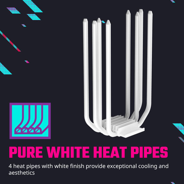Cooler Master Hyper 212 Halo ARGB White CPU Air Cooler